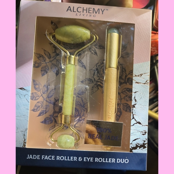 NWT - 100% REAL JADE FACE & EYE ROLLER DUO - Picture 10 of 10